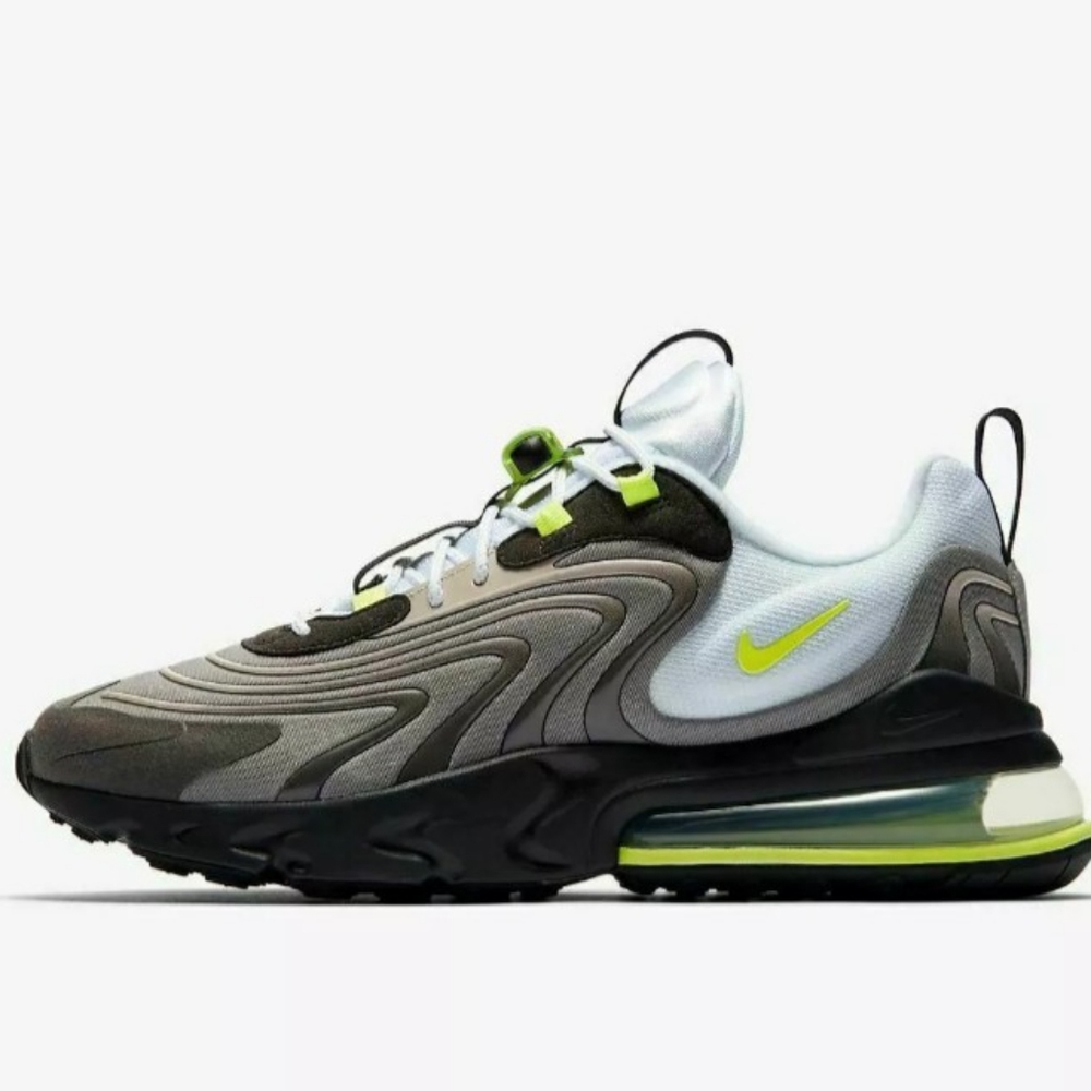 Nike Air Max 270 ENG Volt Grey Neon 95 sz 10